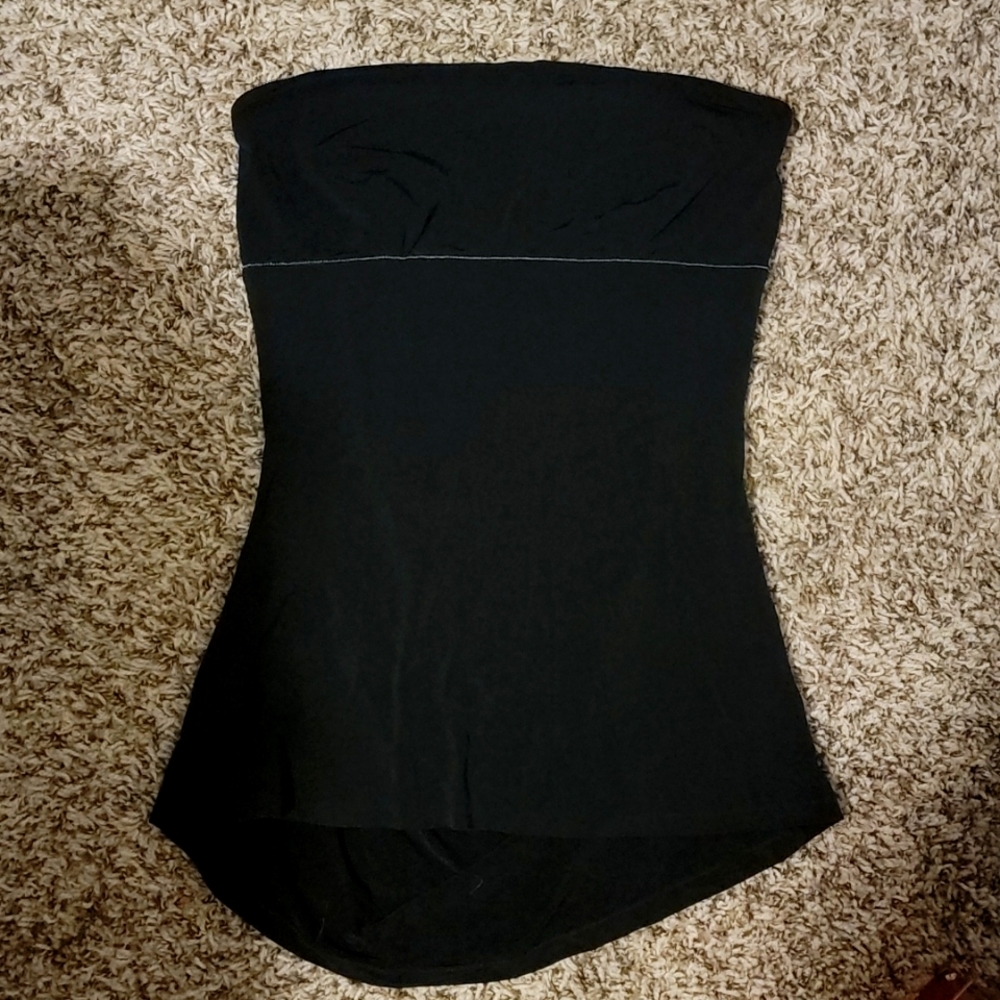 Open Back Strapless Top